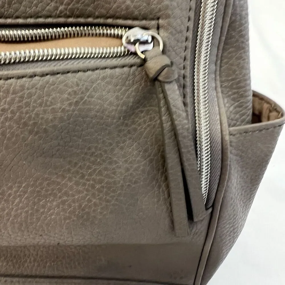 Relic Fossil Gray Pebbled Backpack Adjustable Straps‎ Multiple Pockets & Zipper